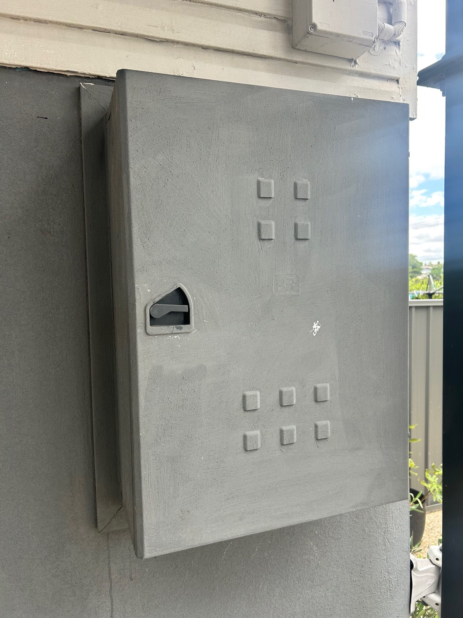 Exterior view of meter box relocation Brisbane by SEQ Sparky