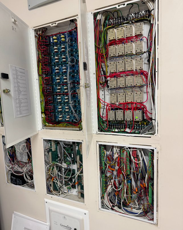 Repair fuse Brisbane showcasing a complex electrical fuse panel