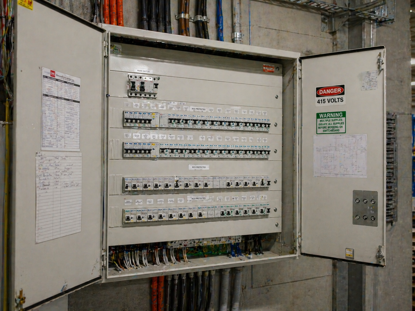 Switchboard upgrade at Mount Gravatt warehouse