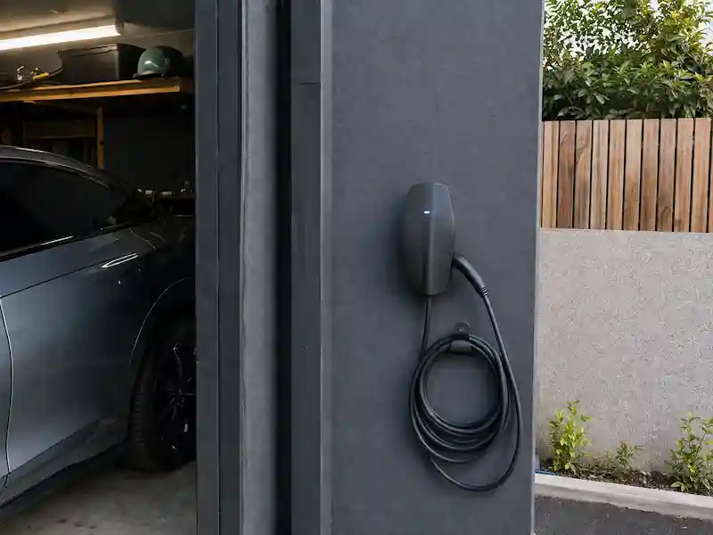 EV charger installation in home garage Brisbane