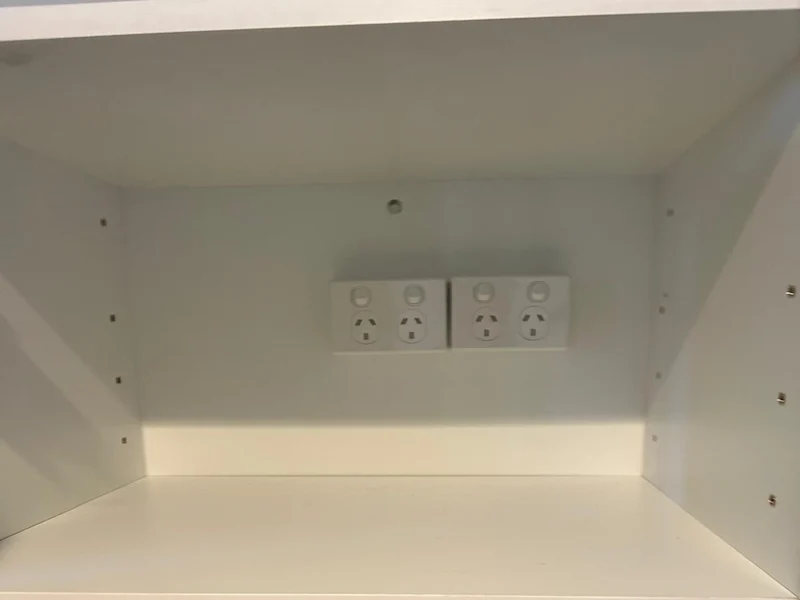 Pantry power points installation Brisbane